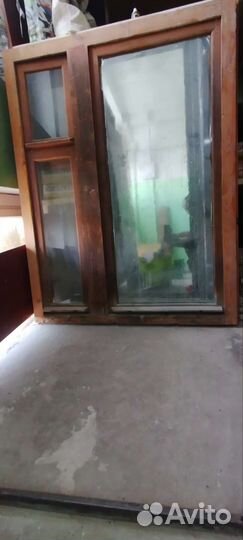 Деревянные окна со стеклопакетом бу