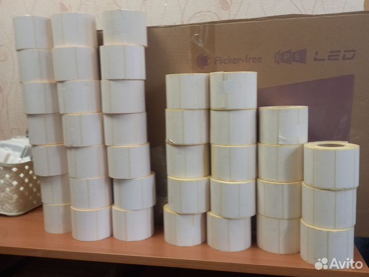 Термоэтикетки 58х40 58х30 для маркетплейсов