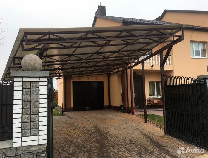 Навес 10 на 10 метров