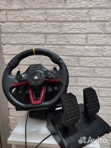 Игровой руль с педалями Hori для пк, PS3, PS4