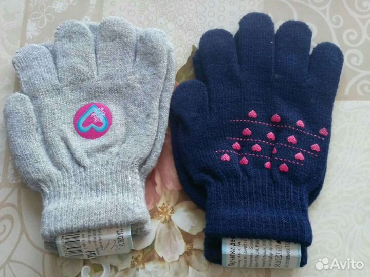 Перчатки детские новые