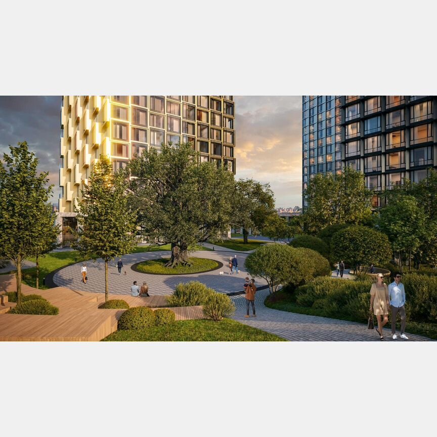 1-к. квартира, 54,3 м², 2/41 эт.