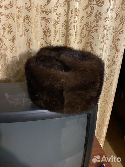 Норковая шапка мужская