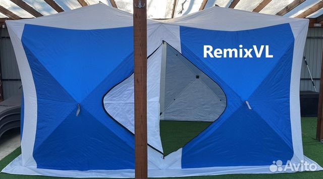 Палатка утеплённая зимня куб 200х400х215см+Видео