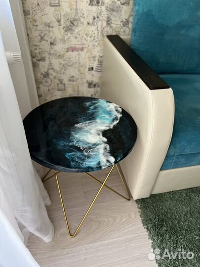 Журнальный столик из эпоксидной смолы