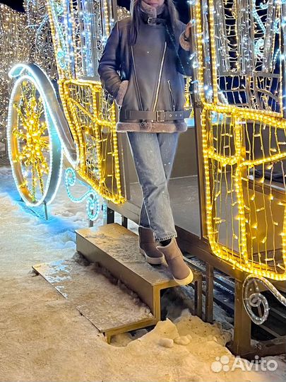 Дубленка 48 снежная королева