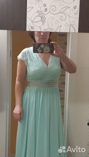 Вечернее платье в пол 46 размер