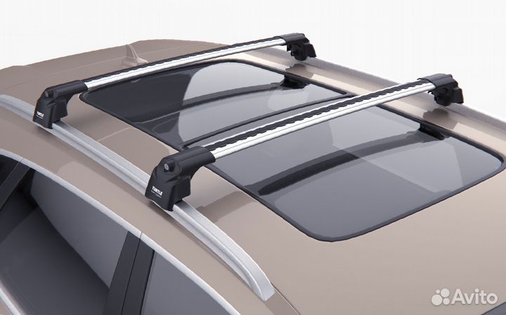 Комплект поперечин turtle Air2 122 см, серебро