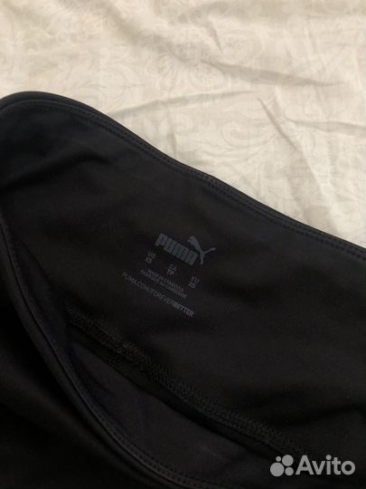 Леггинсы puma высокая посадка, с сеткой