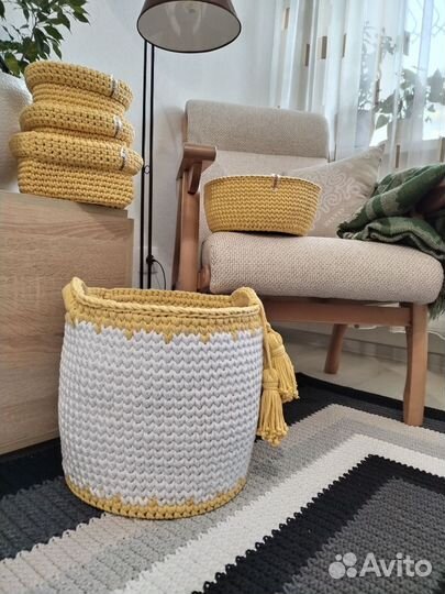 Корзина для хранения вещей, белья, игрушек