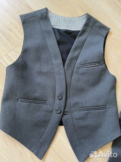 Школьная серая форма для мальчика