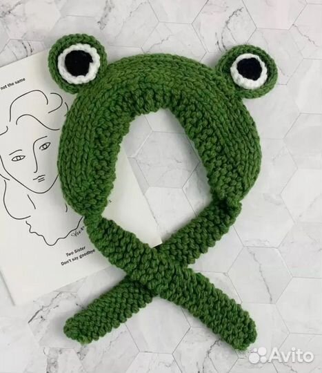 Повязка на голову лягушка