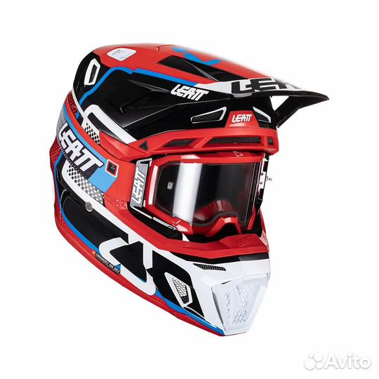 Композитный Шлем Leatt Moto 8.5 Helmet Kit Red V24