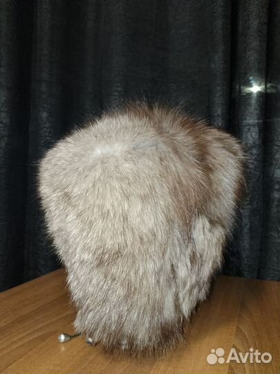 Детская шапка из чернобурки