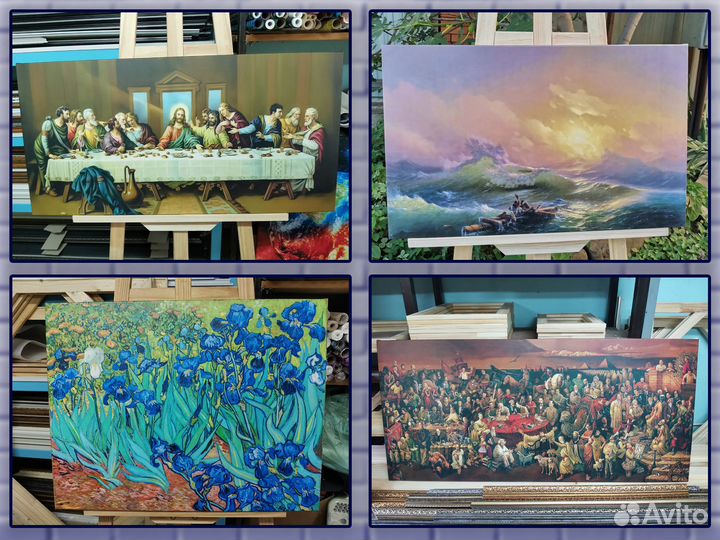 Печать интерьерных картин на холсте. Фотопечать