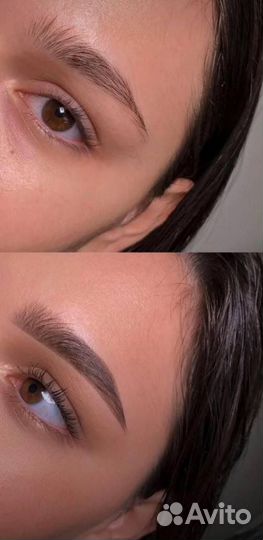 Коррекция, окрашивание,ламинирование бровей.Модели