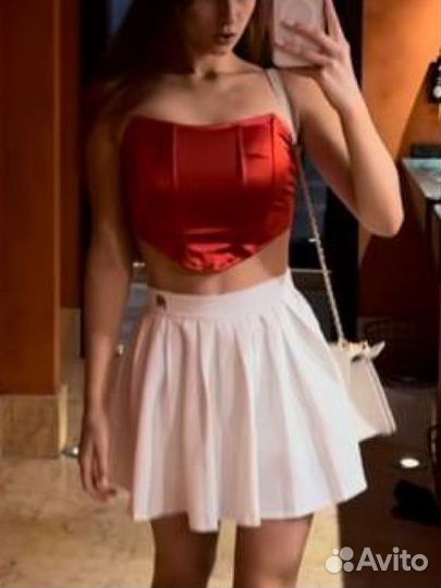 Топ корсет красный S