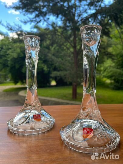 Подсвечники. эко-хрусталь. RCR. Италия