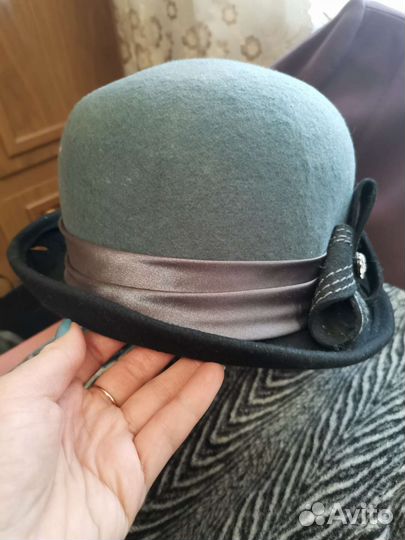 Шляпка фетровая