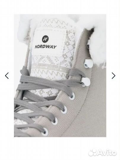 Фигурные коньки женские теплые