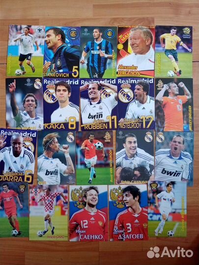 Карточки футболистов