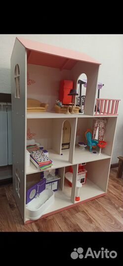 Детский игровой домик, с мебелью