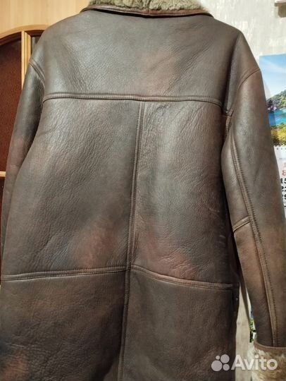 Дубленка натуральная мужская 50 размер
