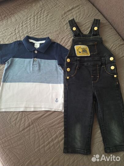 Брендовые вещи на мальчика 68-74