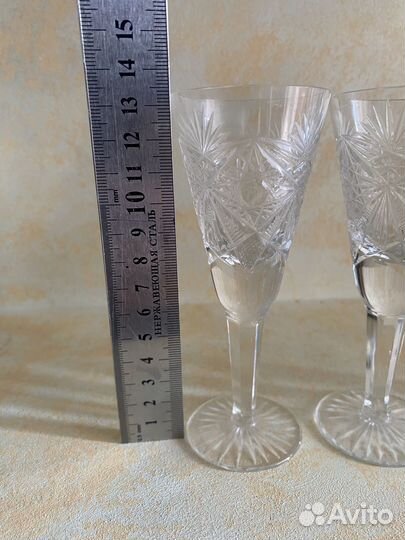 Фужеры хрустальные СССР