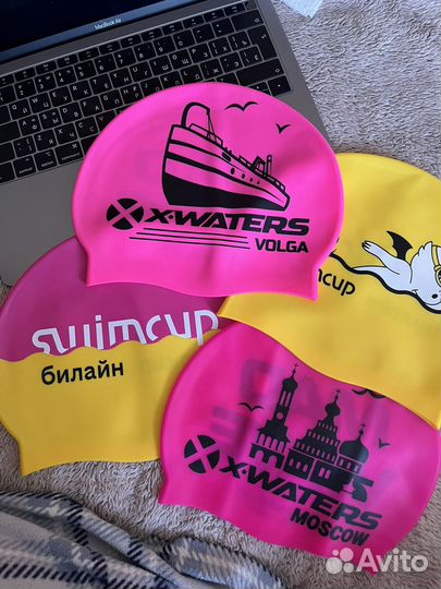 Шапочка для плавания Swimcup, x-waters