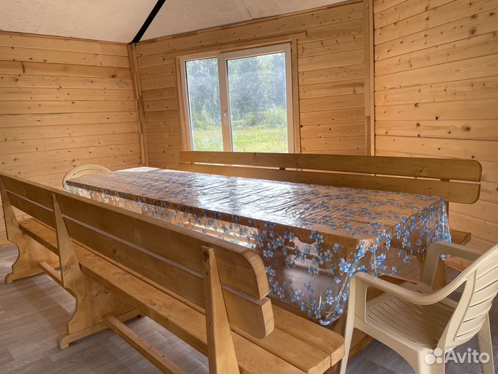 Теплая беседка с мангалом