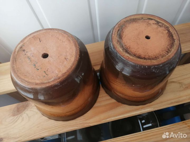 Горшок для цветов 2шт. (Цена за все)