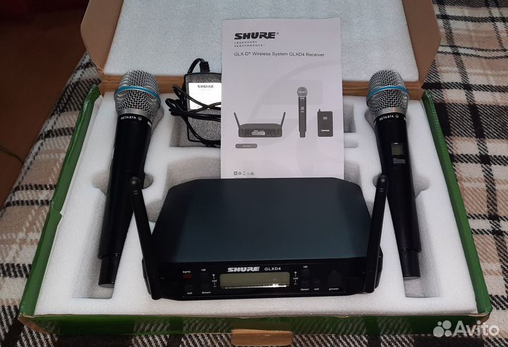 Микрофоны Shure Beta 87A 2шт Вокальные Радио New