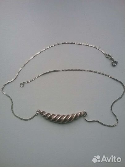 Серебряное колье