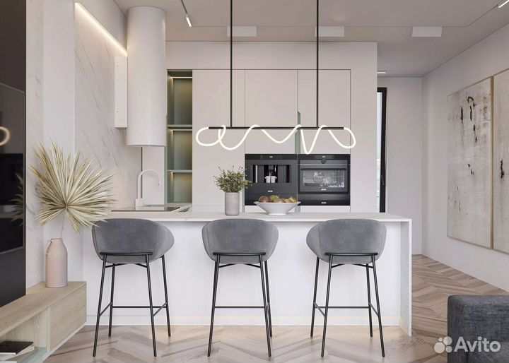 Кухня под потолок по индивидуальным размерам