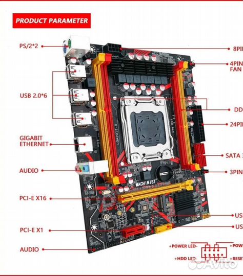 Комплект X79 E5 2660V2 8GB