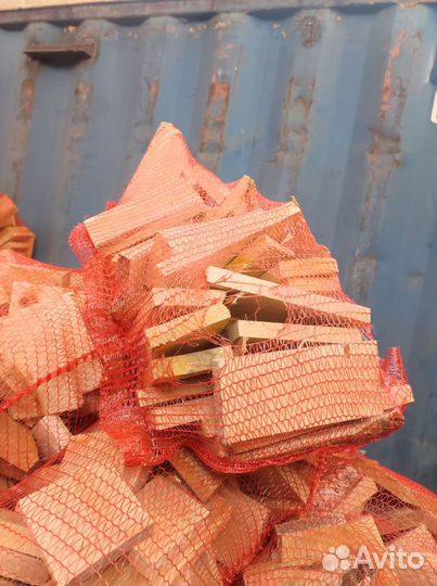 Дрова в мешках