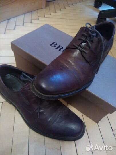 Туфли кожаные