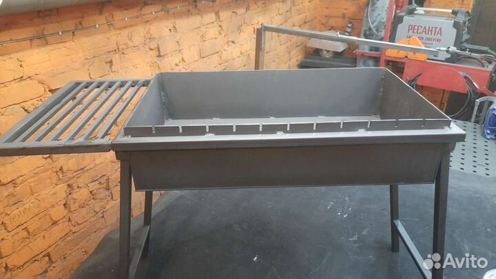 Мангал раскладной с решёткой