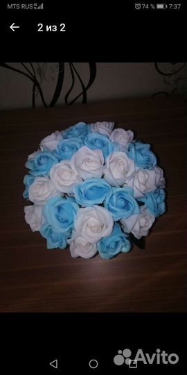 Мыльные букеты из роз