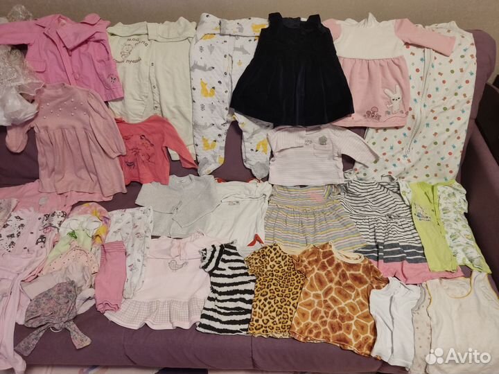 Детские вещи на девочку 62-68-74-80