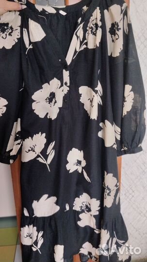 Итальянское платье из батиста размер 56-58