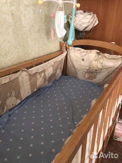 Бортики в детскую кроватку