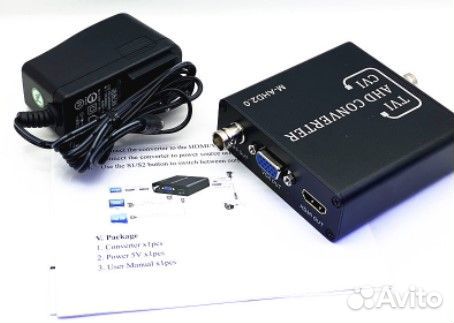 Конвертерtvi /CVI /AHD в hdmi / VGA / cvbs (bnc)
