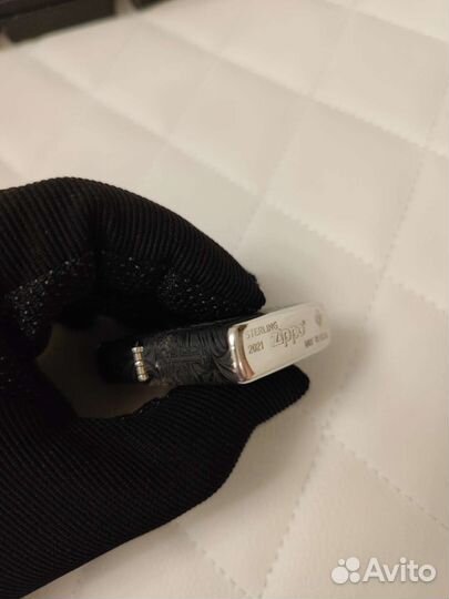 Зажигалка zippo armor sterling ангел хранитель