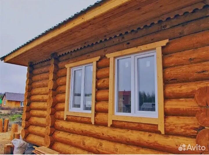 Сруб для бани со сборкой