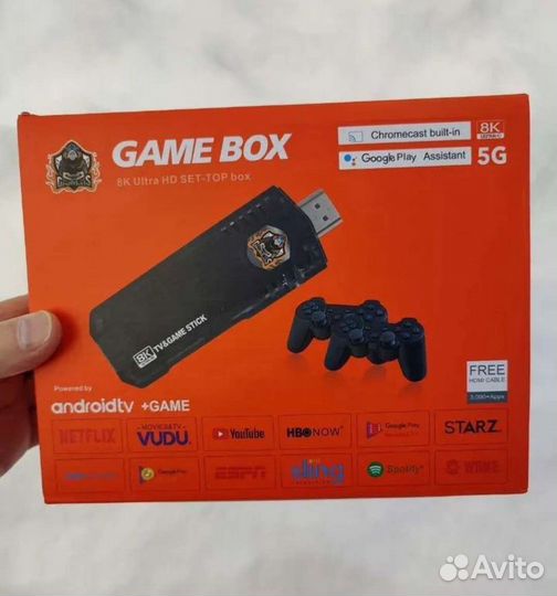 Game box 8k (+ Android TV) новая