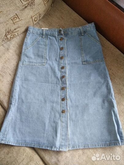 Джинсовая юбка