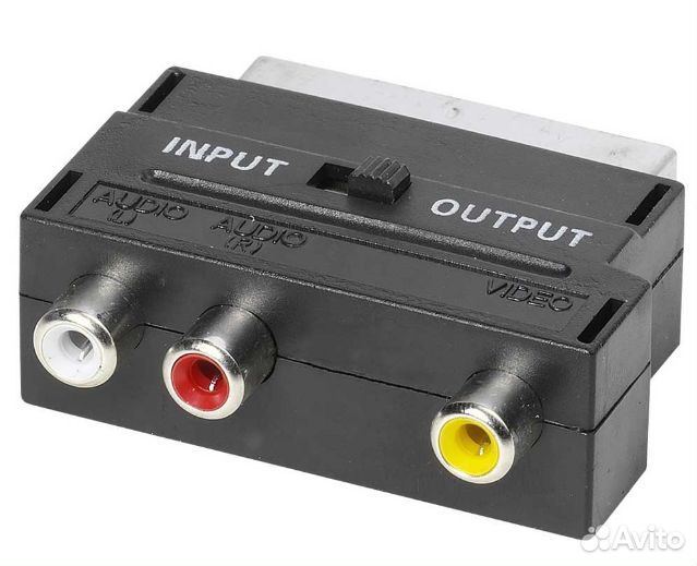 Кабель scart-3 RCA