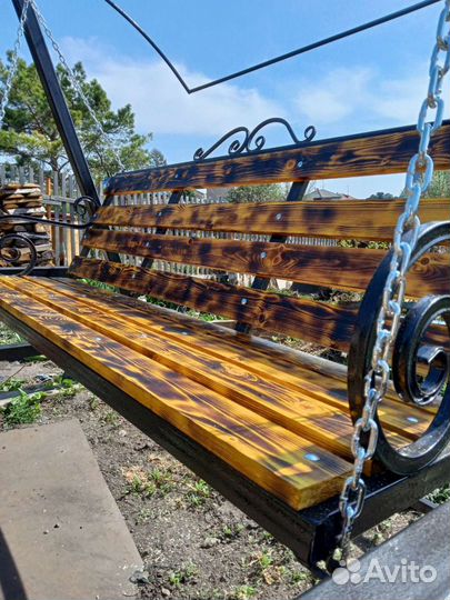 Качели садовые новый